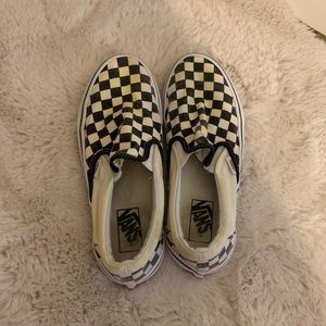 Black and White Checkered Vans